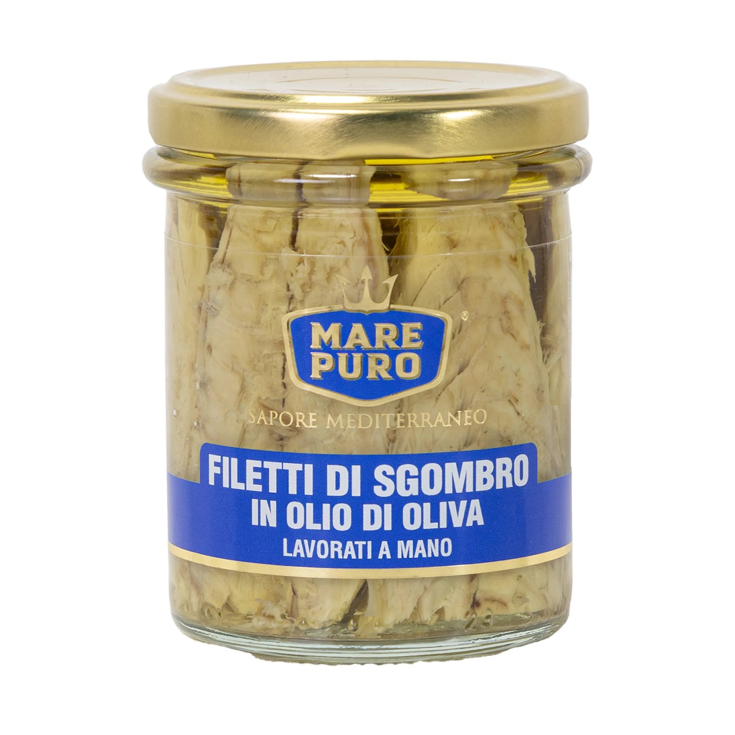 FILETTI DI SGOMBRO GR 180 IN OLIO DI OLIVA - LAVORATI A MANO