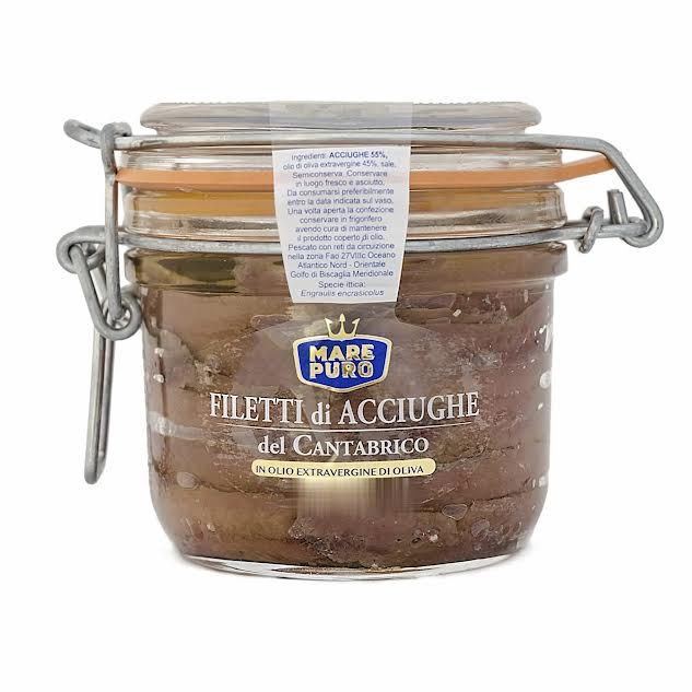 Filetti Di Acciughe in olio extra vergine d'oliva  Del Cantabrico 220 Grammi