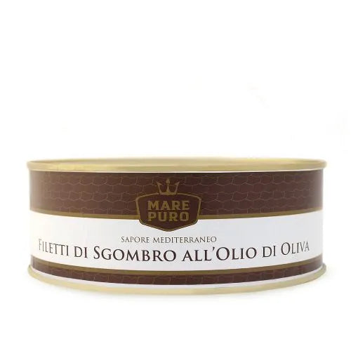 FILETTI DI SGOMBRO ALL'OLIO D'OLIVA KG 2,450