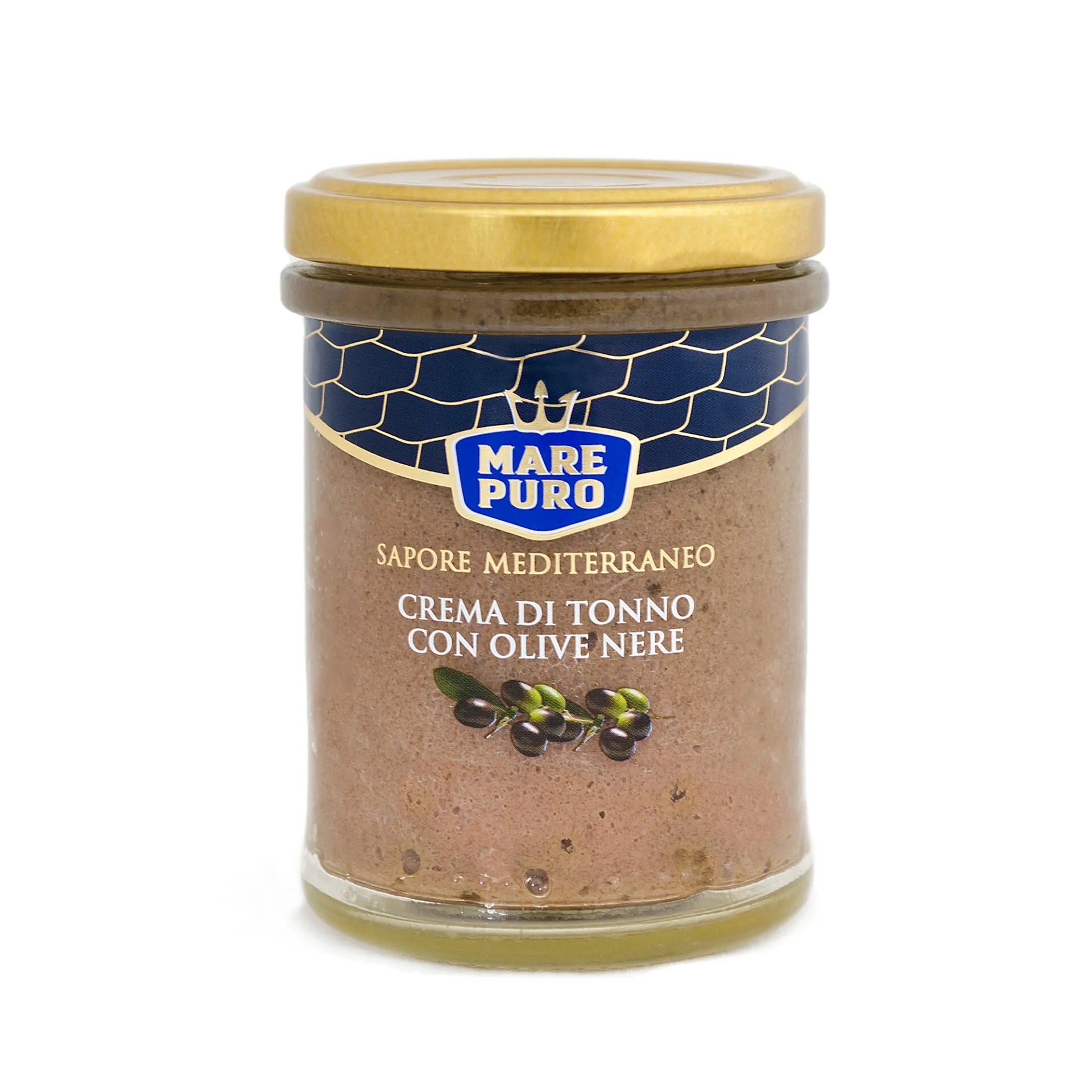 CREMA DI TONNO E OLIVE NERE - 180g - TONNOMAREMIO
