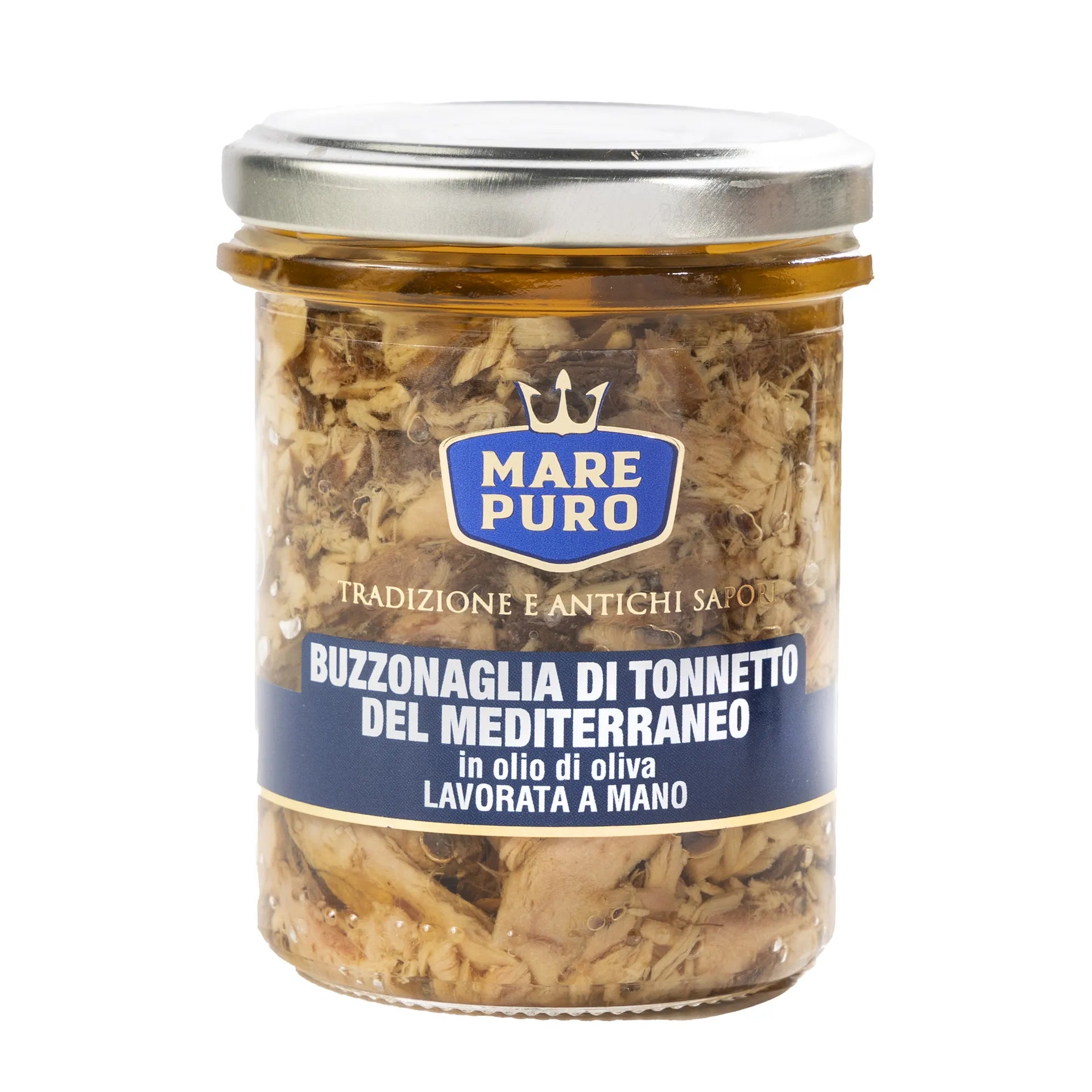 Buzzonaglia Di Tonnetto Del Mediterraneo In Olio Di Oliva 190gr - TONNOMAREMIO