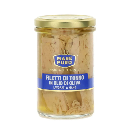 Filetti Di Tonno All’olio Di Oliva 300g Lavorati A Mano