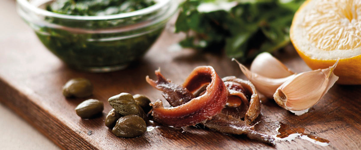 Filetti Di Acciughe Del mar Cantabrico Con Peperoncino in olio d'oliva 95g - TONNOMAREMIO