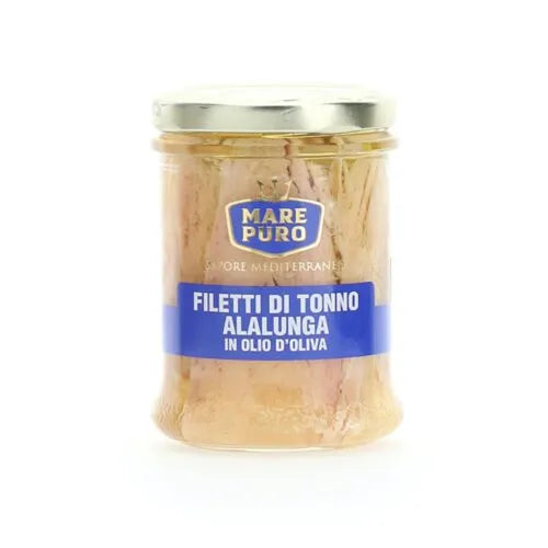 FILETTI DI TONNO ALALUNGA IN OLIO D'OLIVA GRAMMI 200